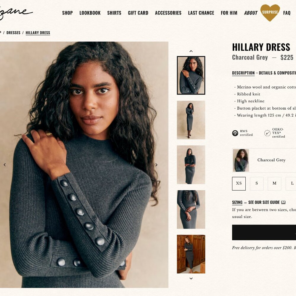 NEW SEZANE Hillary Dress